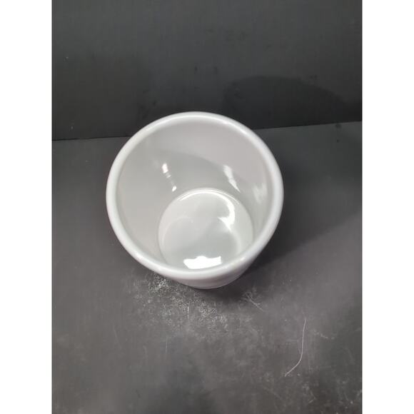 ALCO Industries White Ceramic Vase, Tools or Utensils Holder, Kitchen Organizer - Picture 6 of 9